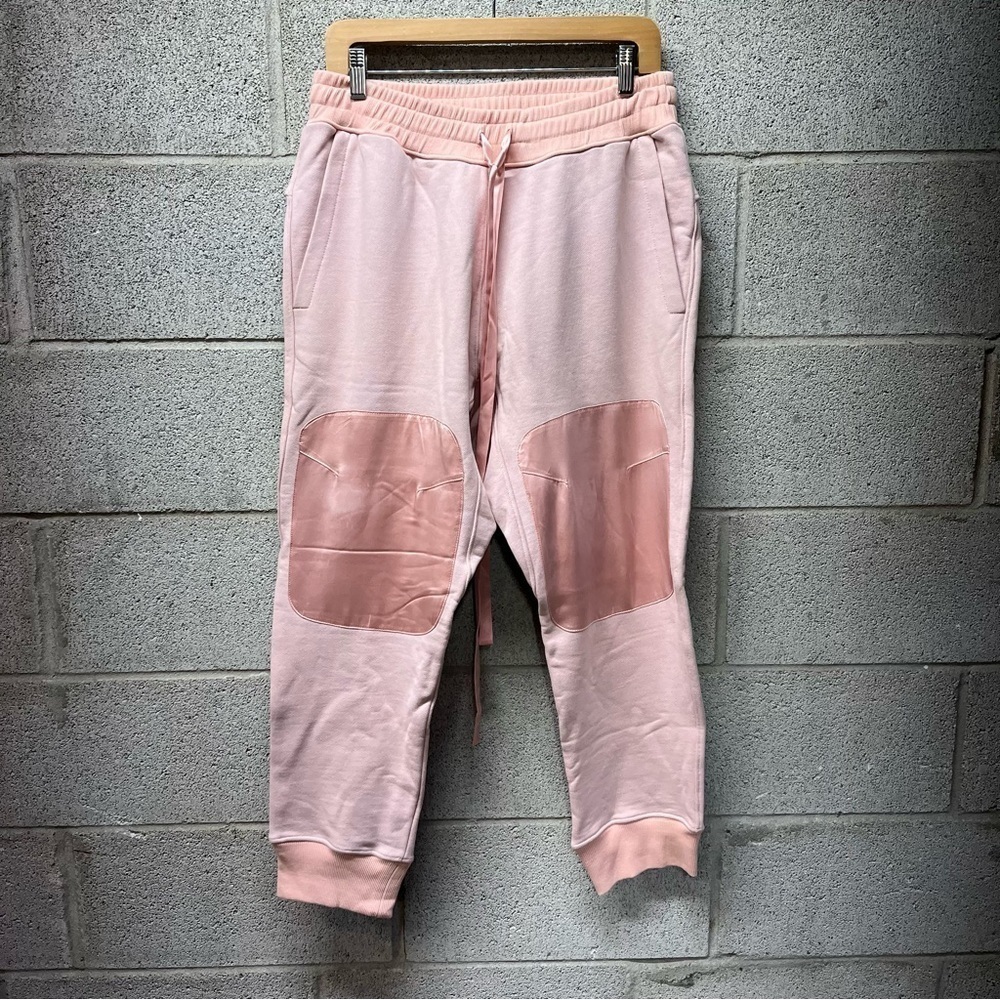 Nahmias Pink Silk Trim Sweatpants